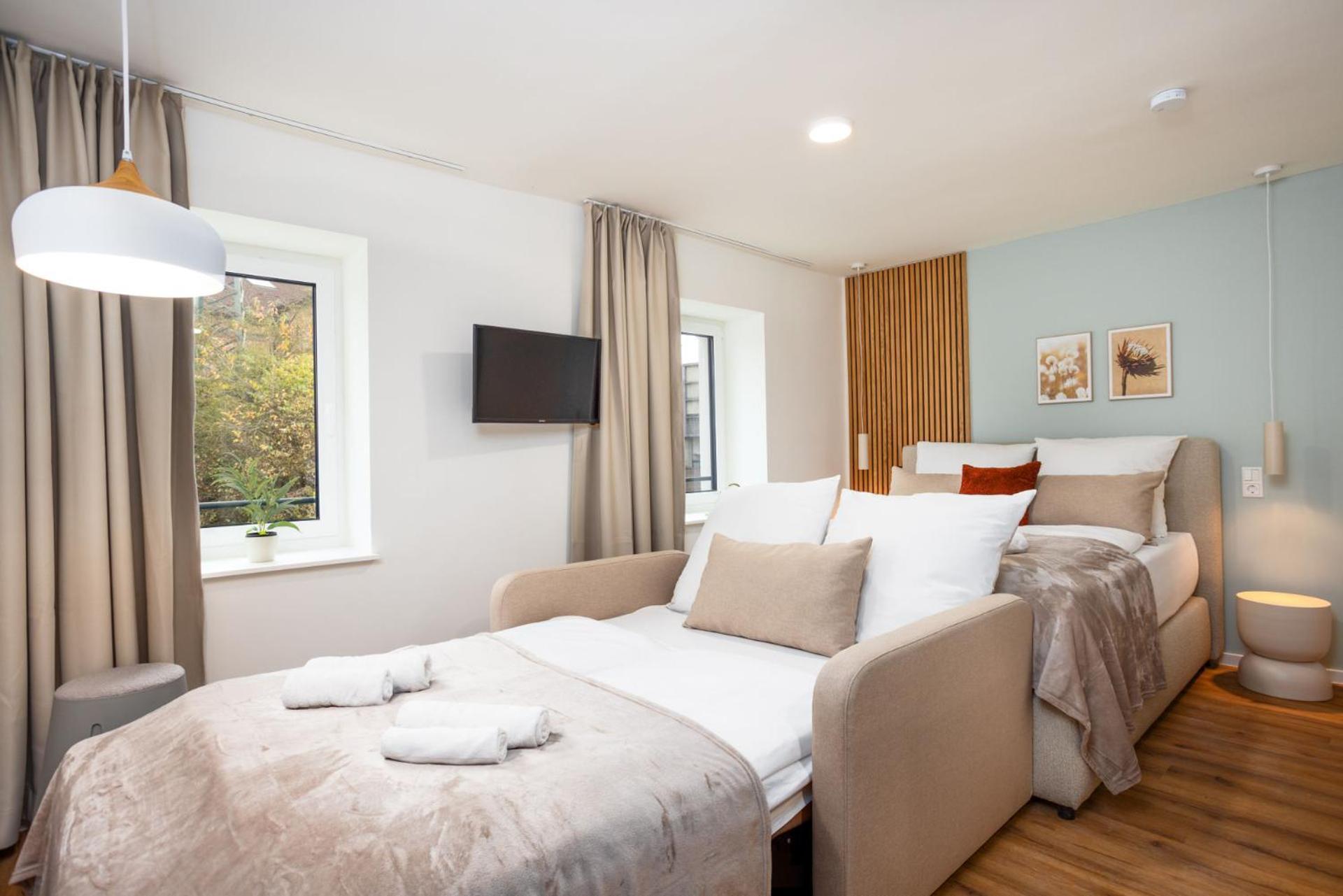 Dwellstay - City Apartments فولدا الغرفة الصورة