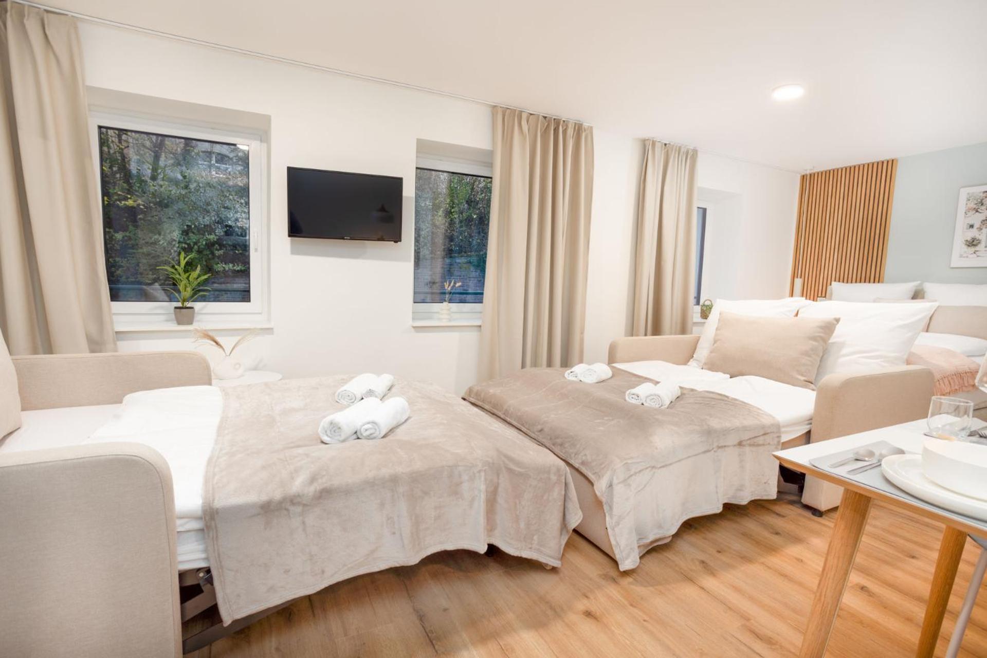 Dwellstay - City Apartments فولدا الغرفة الصورة